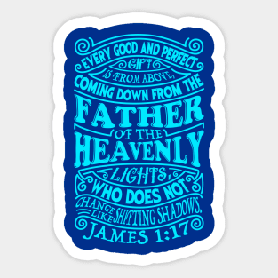 James 1:17 Sticker